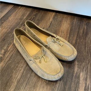 Geox Women’s Tan Suede Loafers